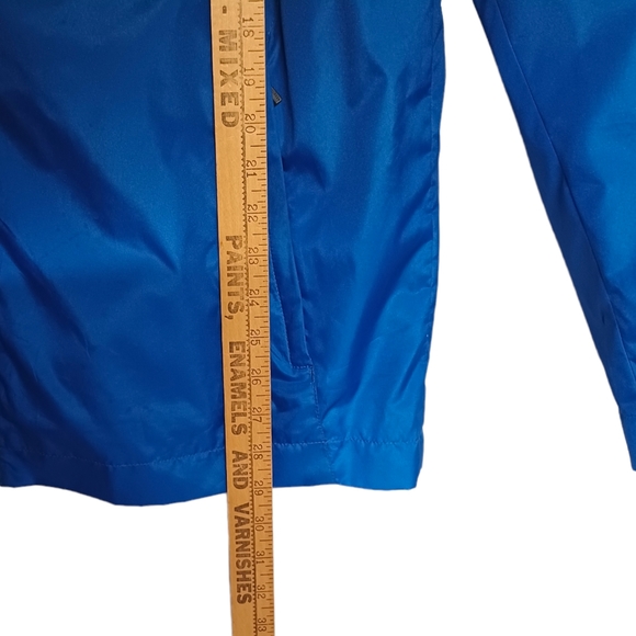 GREG NORMAN ATTACK LIFE Blue Navy Ombre Zip Up Long Sleeve Windbreaker Jacket L - Picture 6 of 9